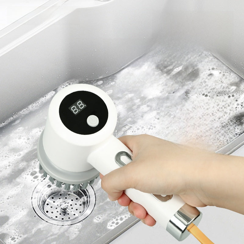 Handheld Electric Cleaning Brush with Multiple Attachments